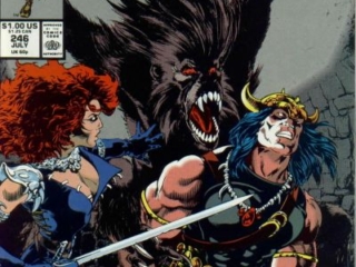 Conan the Barbarian #246 cover (not final Omnibus restoration)