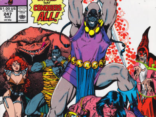 Conan the Barbarian #247 cover (not final Omnibus restoration)