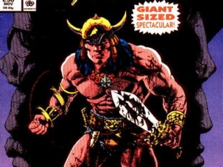 Conan the Barbarian #250 cover (not final Omnibus restoration)