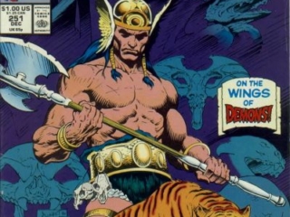 Conan the Barbarian #251 cover (not final Omnibus restoration)