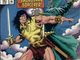 Conan the Barbarian #257 cover (not final Omnibus restoration)