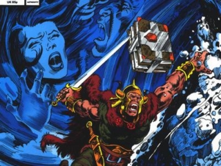Conan the Barbarian #259 cover (not final Omnibus restoration) Conan the Barbarian #259 cover (not final Omnibus restoration)