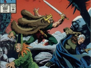 Conan the Barbarian #260 cover (not final Omnibus restoration) Conan the Barbarian #260 cover (not final Omnibus restoration)