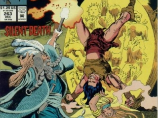 Conan the Barbarian #263 cover (not final Omnibus restoration)