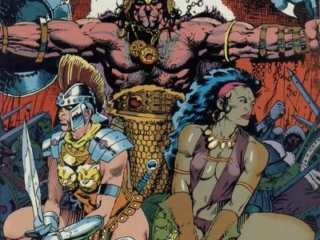 Conan the Barbarian #266 cover (not final Omnibus restoration)