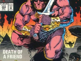 Conan the Barbarian #268 cover (not final Omnibus restoration)