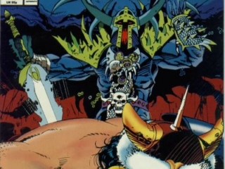 Conan the Barbarian #271 cover (not final Omnibus restoration)