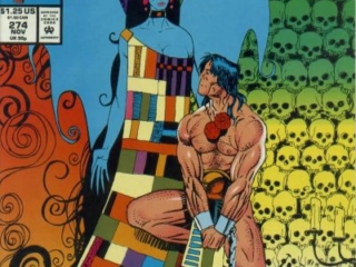 Conan the Barbarian #274 cover (not final Omnibus restoration)
