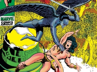 Conan the Barbarian #9 cover; pencils and inks, Barry Windsor-Smith; The Garden of Fear