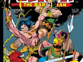 Conan the Barbarian #12 cover; pencils, Gil Kane; inks, Vince Colletta; Robert E. Howard