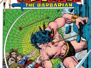 Conan the Barbarian #13 cover; pencils and inks, Barry Windsor-Smith
