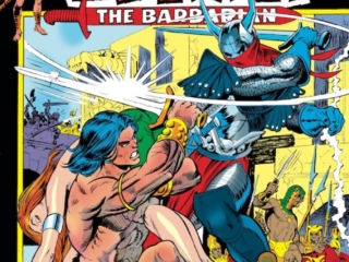 Conan the Barbarian #17 cover; pencils, Gil Kane; inks, Frank Brunner; Devil God of Bal-Sagoth