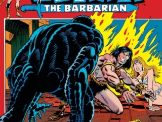 Conan the Barbarian #18 cover; pencils, Gil Kane; inks, John Romita Sr.