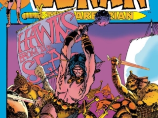 Conan the Barbarian #19 cover; pencils and inks, Barry Windsor-Smith