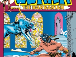 Conan the Barbarian #20 cover; pencils and inks, Barry Windsor-Smith