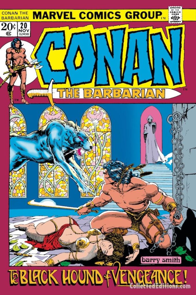Conan the Barbarian #20 cover; pencils and inks, Barry Windsor-Smith