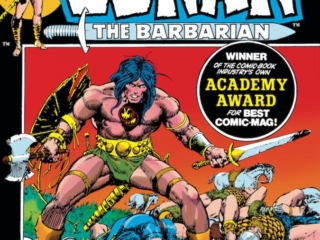 Conan the Barbarian #21 cover; pencils and inks, Barry Windsor-Smith