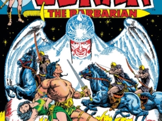 Conan the Barbarian #22 cover; pencils and inks, Barry Windsor-Smith