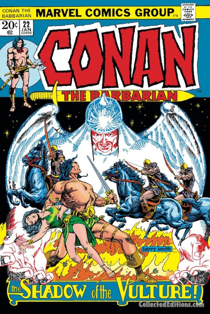 Conan the Barbarian #22 cover; pencils and inks, Barry Windsor-Smith