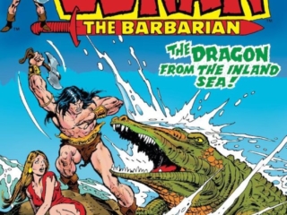 Conan the Barbarian #39 cover; pencils, Gil Kane; inks, Ernie Chan
