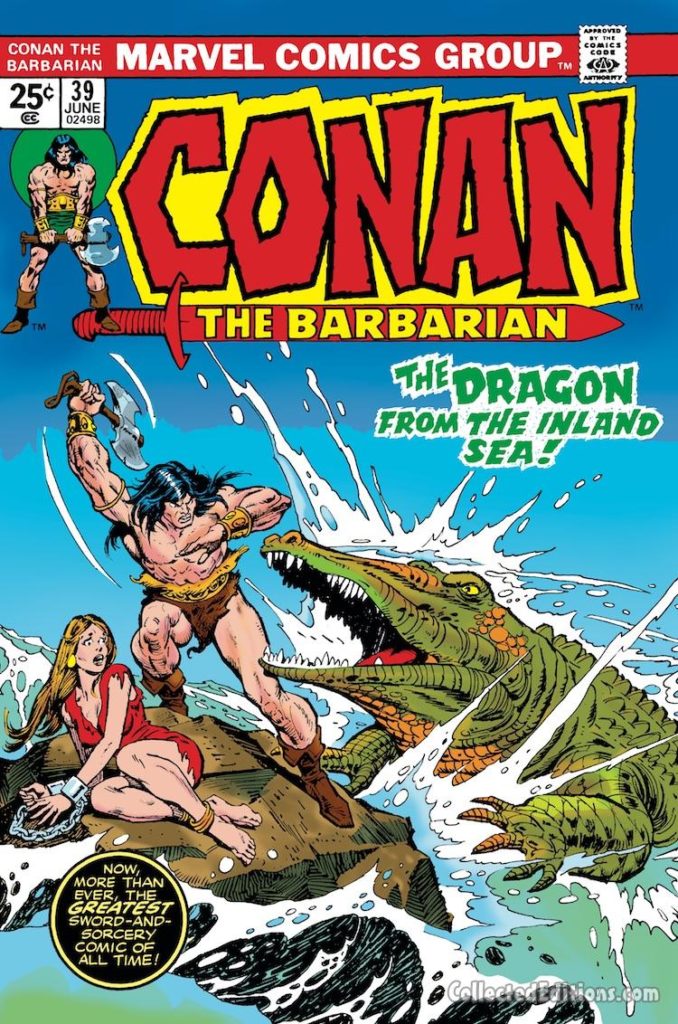 Conan the Barbarian #39 cover; pencils, Gil Kane; inks, Ernie Chan