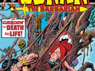 Conan the Barbarian #41 cover; pencils, Gil Kane; inks, Ernie Chan
