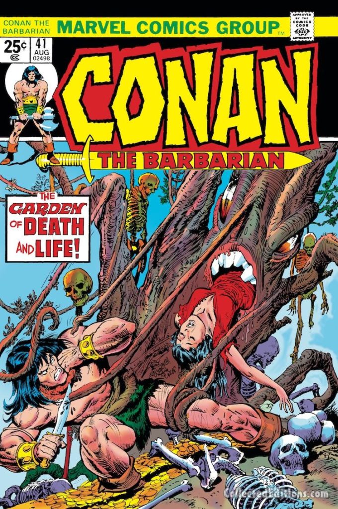 Conan the Barbarian #41 cover; pencils, Gil Kane; inks, Ernie Chan