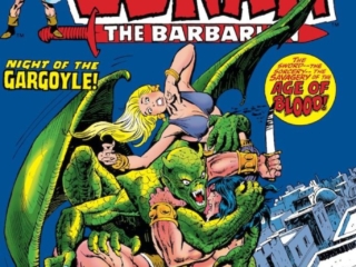 Conan the Barbarian #42 cover; pencils, Gil Kane; inks, Ernie Chan