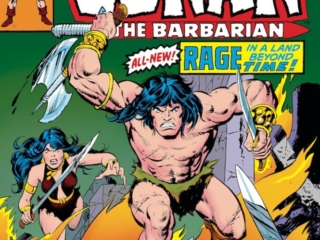 Conan the Barbarian #65 cover; pencils, Gil Kane; inks, Vince Colletta
