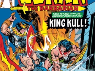 Conan the Barbarian #68 cover; pencils, Gil Kane; inks, Pablo Marcos King Kull