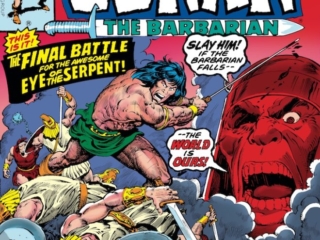 Conan the Barbarian #81 cover; pencils, John Buscema; inks, Ernie Chan