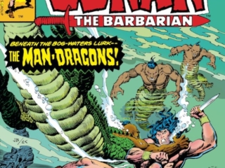 Conan the Barbarian #83 cover; pencils, John Buscema; inks, Ernie Chan