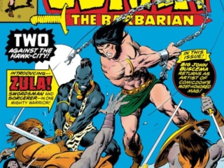 Conan the Barbarian #84 cover; pencils, John Buscema; inks, Tony DeZuniga Conan the Barbarian #84 cover; pencils, John Buscema; Zula