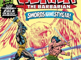 Conan the Barbarian #85 cover; pencils, John Buscema; inks, Ernie Chan Conan the Barbarian #85 cover; pencils, John Buscema; inks, Ernie Chan; Zula the Black Barbarian