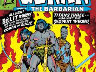 Conan the Barbarian #88 cover; pencils, John Buscema; inks, Ernie Chan Conan the Barbarian #88 cover; pencils, John Buscema; Belit, Zula, Titans Three