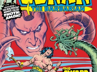 Conan the Barbarian #89 cover; pencils, John Buscema; inks, Ernie Chan Conan the Barbarian #89 cover; pencils, John Buscema; inks, Ernie Chan; Thoth-Amon