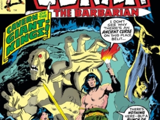 Conan the Barbarian #90 cover; pencils and inks, John Buscema Conan the Barbarian #90 cover; pencils and inks, John Buscema; Belit