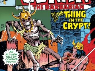 Conan the Barbarian #92 cover; pencils, Sal Buscema; inks, Ernie Chan Conan the Barbarian #92 cover; pencils, Sal Buscema; inks, Ernie Chan