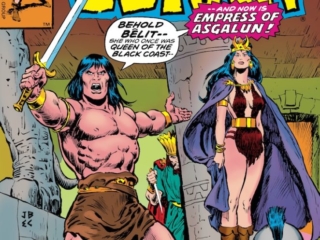 Conan the Barbarian #93 cover; pencils, John Buscema; inks, Ernie Chan Conan the Barbarian #93 cover; pencils, John Buscema; inks, Ernie Chan; Bêlit