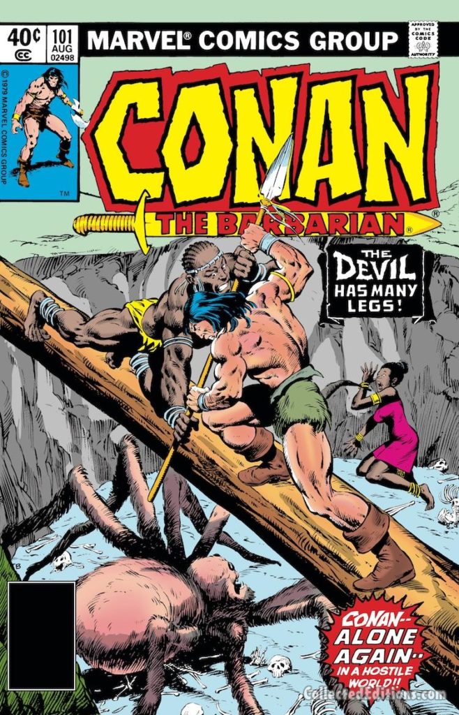 Conan the Barbarian #101 cover; pencils and inks, John Buscema