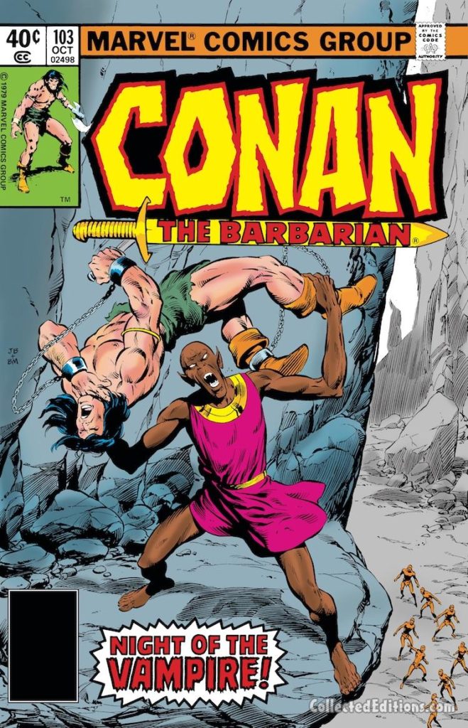 Conan the Barbarian #103 cover; pencils, John Buscema; inks, Bob McLeod