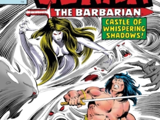 Conan the Barbarian #105 cover; pencils, John Buscema; inks, Bob Wiacek Conan the Barbarian #105 cover; pencils, John Buscema; inks, Bob Wiacek