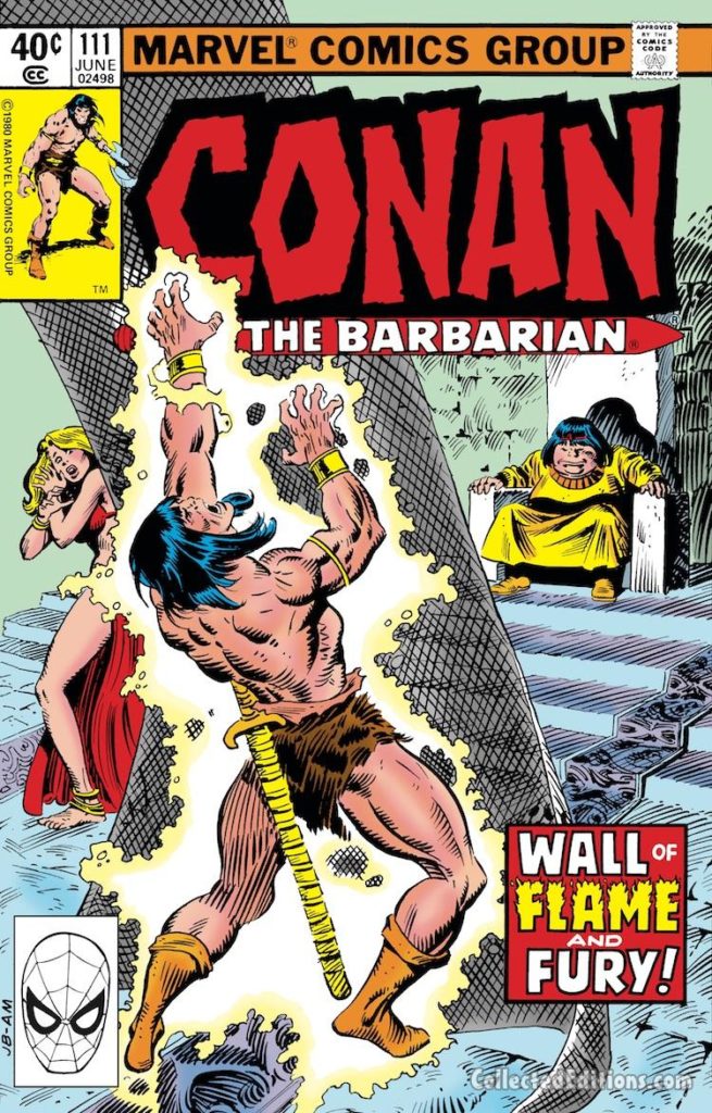 Conan the Barbarian #111 cover; pencils, John Buscema; inks, Al Milgrom