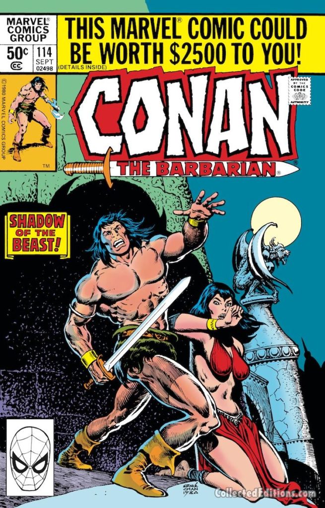 Conan the Barbarian #114 cover; pencils and inks, John Buscema
