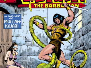 Conan the Barbarian #117 cover; pencils, John Buscema; inks, Ernie Chan