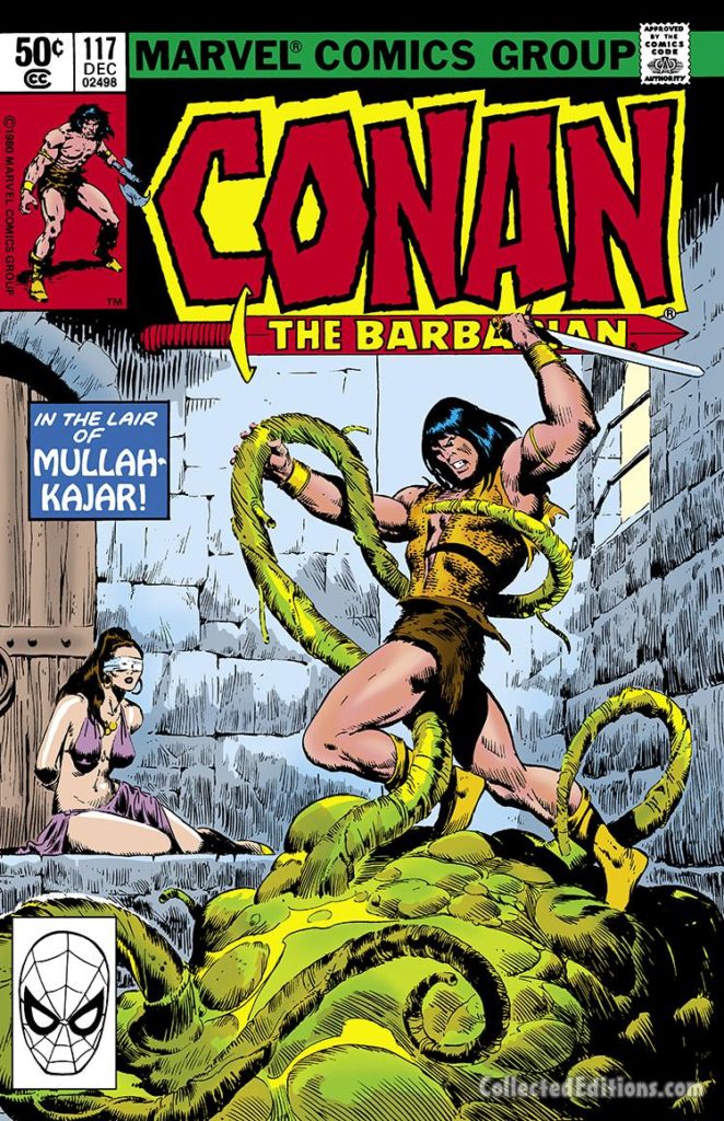 Conan the Barbarian #117 cover; pencils, John Buscema; inks, Ernie Chan