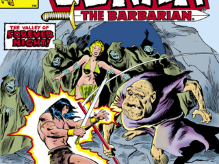 Conan the Barbarian #118 cover; pencils, John Buscema; inks, Ernie Chan