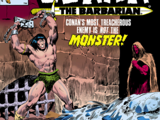 Conan the Barbarian #119 cover; pencils, John Buscema; inks, Bob McLeod