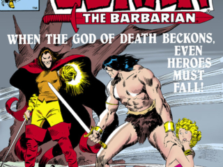 Conan the Barbarian #120 cover; pencils, John Buscema; inks, Bob McLeod