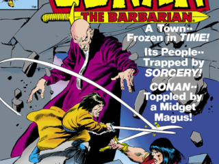 Conan the Barbarian #122 cover; pencils, John Buscema; inks, Bob McLeod